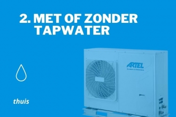 Kan een warmtepomp ook tapwater verwarmen?